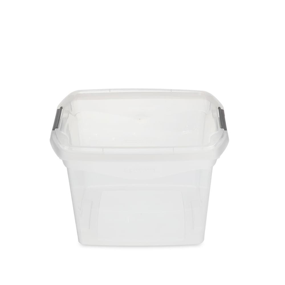 Caixa Organizadora Plástica Transparente 11L Flex Sanremo em Oferta na Shopee