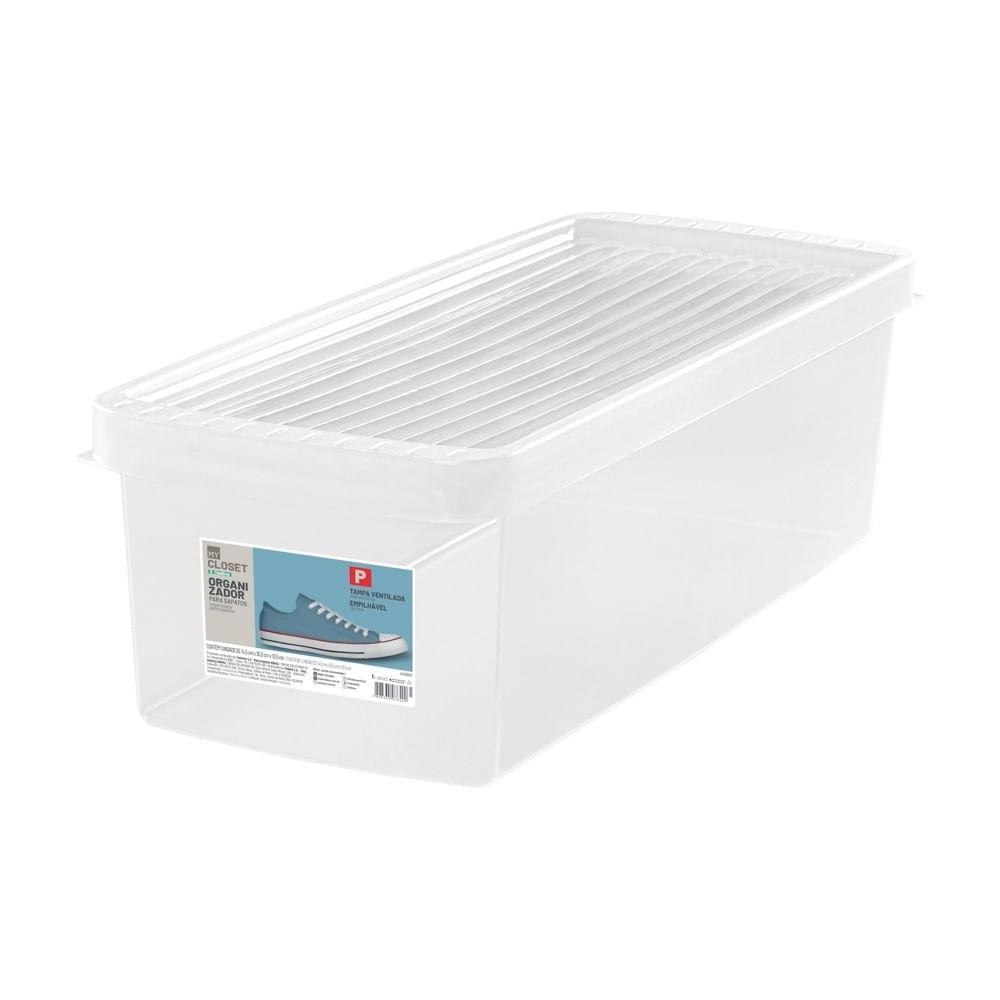 Organizador para Sapatos P Plástico Cristal My Closet Ordene em Oferta na Shopee