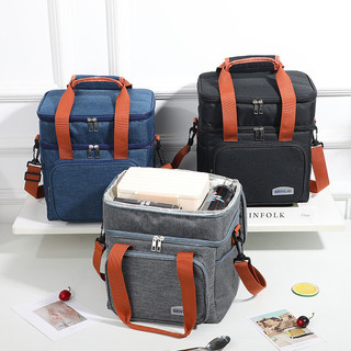 Bolsa Térmica Grande Capacidade Um Fecho e Dois Fechos Alta Qualidade Adequada Para Viagens Piquenique Praia