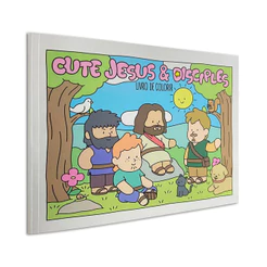Livro Cute Jesus e Disciples | Livro de Colorir