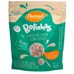 Bites Doce De Leite Zero Lactose 60g Flormel