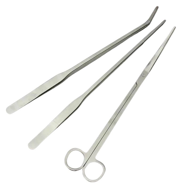 Kit De Ferramentas De Manutenção De Aquário Pinças e Tesoura Aço Inoxidável em Oferta na Shopee