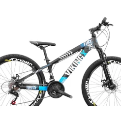 Bicicleta Bike Aro 26 Viking TuffX-25 Freeride Freios a Disco 3x7 21 Velocidades Aros Vmaxx SL