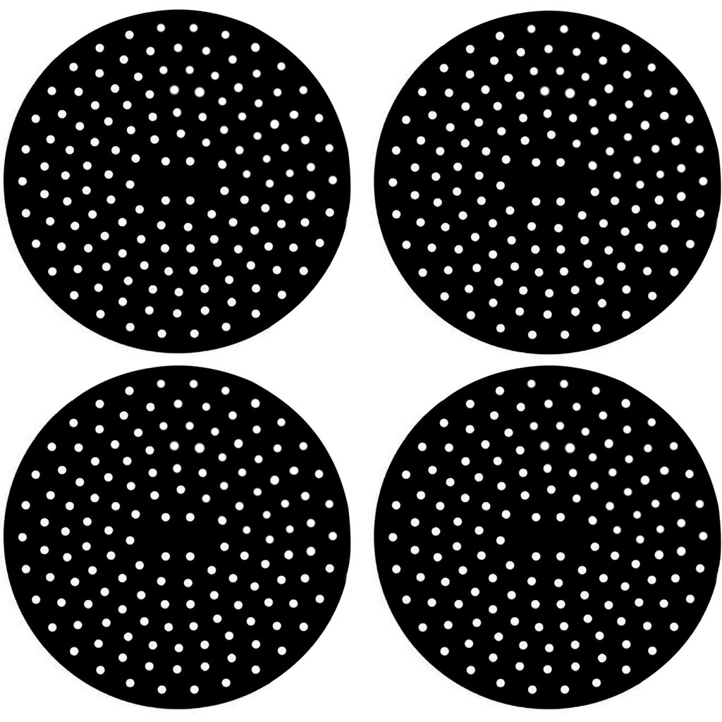 Kit 4 Peças Protetora Fogão de Indução Almofada Silicone Descanso Airfryer
