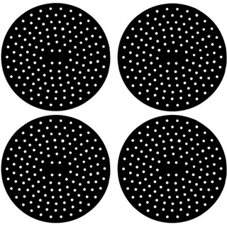 Kit 4 Peças Protetora Fogão de Indução Almofada Silicone Descanso Airfryer