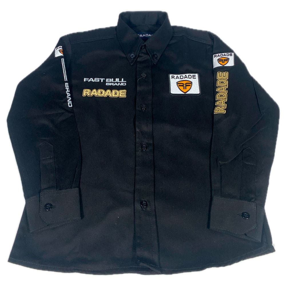 Camisa Radade Infantil Masculina Manga Longa Bordada