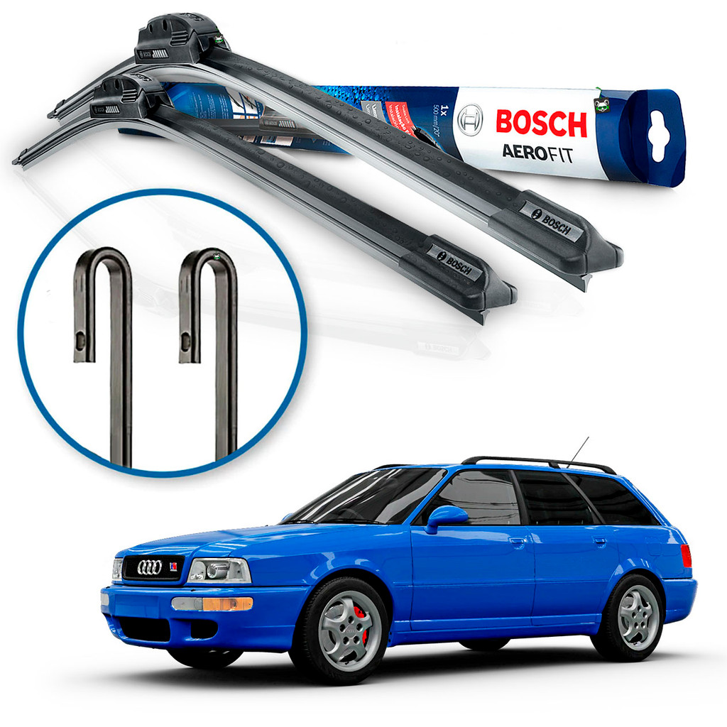 Par Palheta Limpador Parabrisa Bosch Audi RS2 Avant 1994 1995 1996
