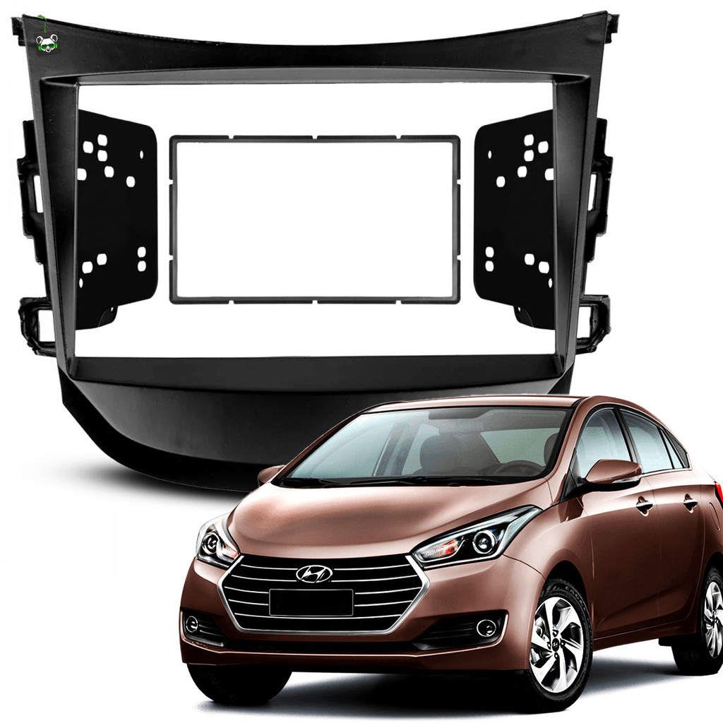 Moldura 7 Polegadas 2 Din Hyundai HB20 2012 2013 20104 2015 2016 2017 2018 - Spare Parts and Accessories for Vehicles