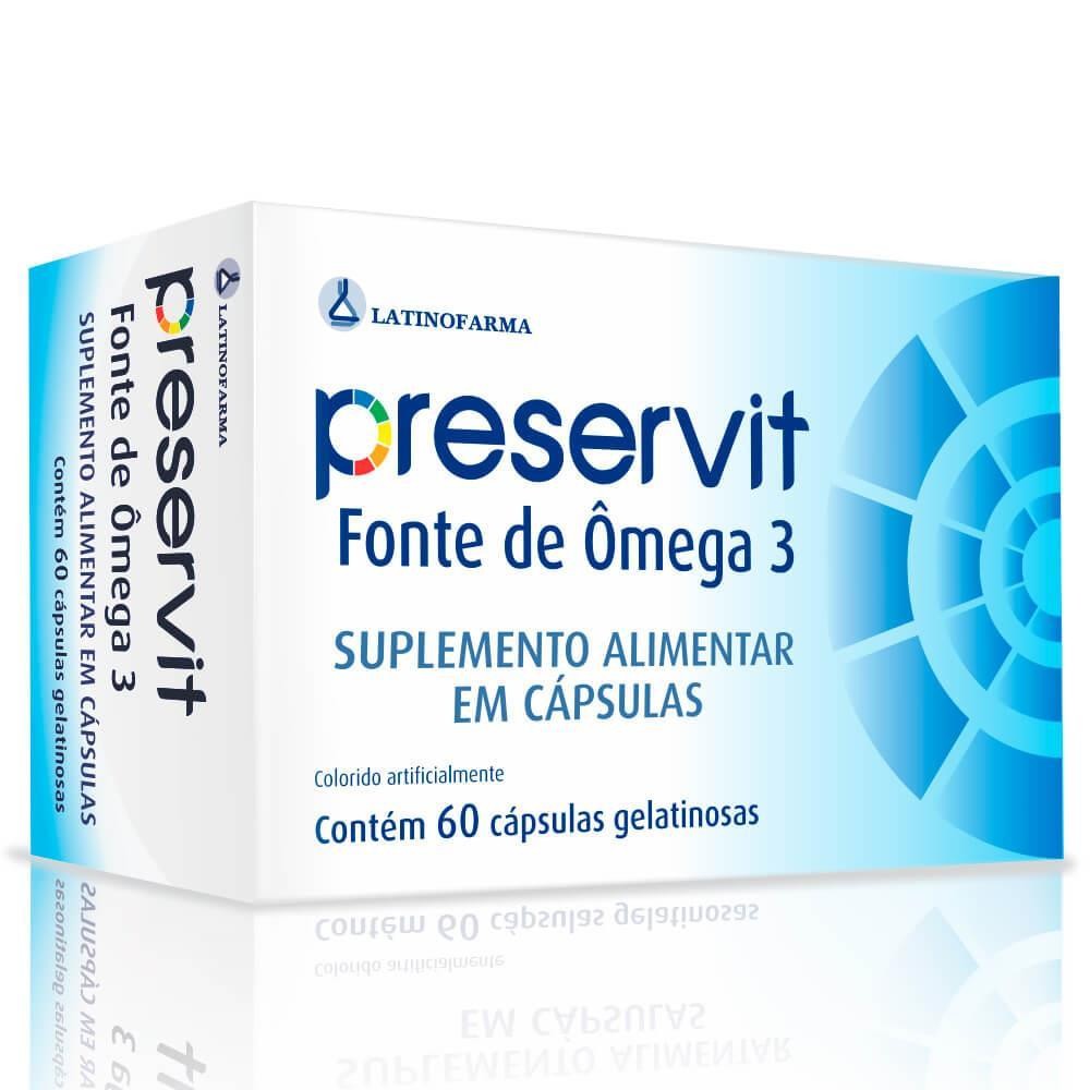 Preservit Ômega 3 Com 60 Cápsulas em Oferta na Shopee