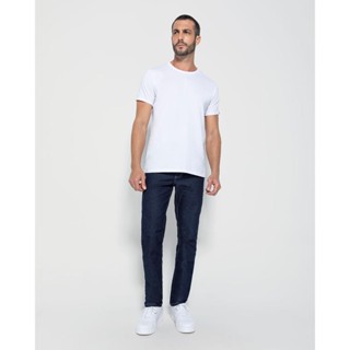 Calça Slim Masculina Em Jeans Com Elastano - ENFIM em Oferta na Shopee