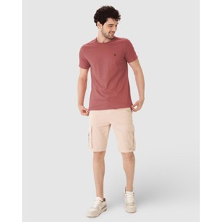 Camiseta Básica Masculina Slim Em Algodão em Oferta na Shopee