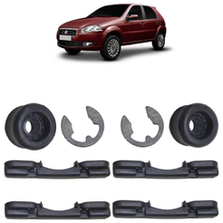 Kit Deslize Calço Reparo Banco Palio 1996 1997 1998 1999 2000 2001 2002 2003 2004 2005 2006 2007 2008 2015 8 Peças