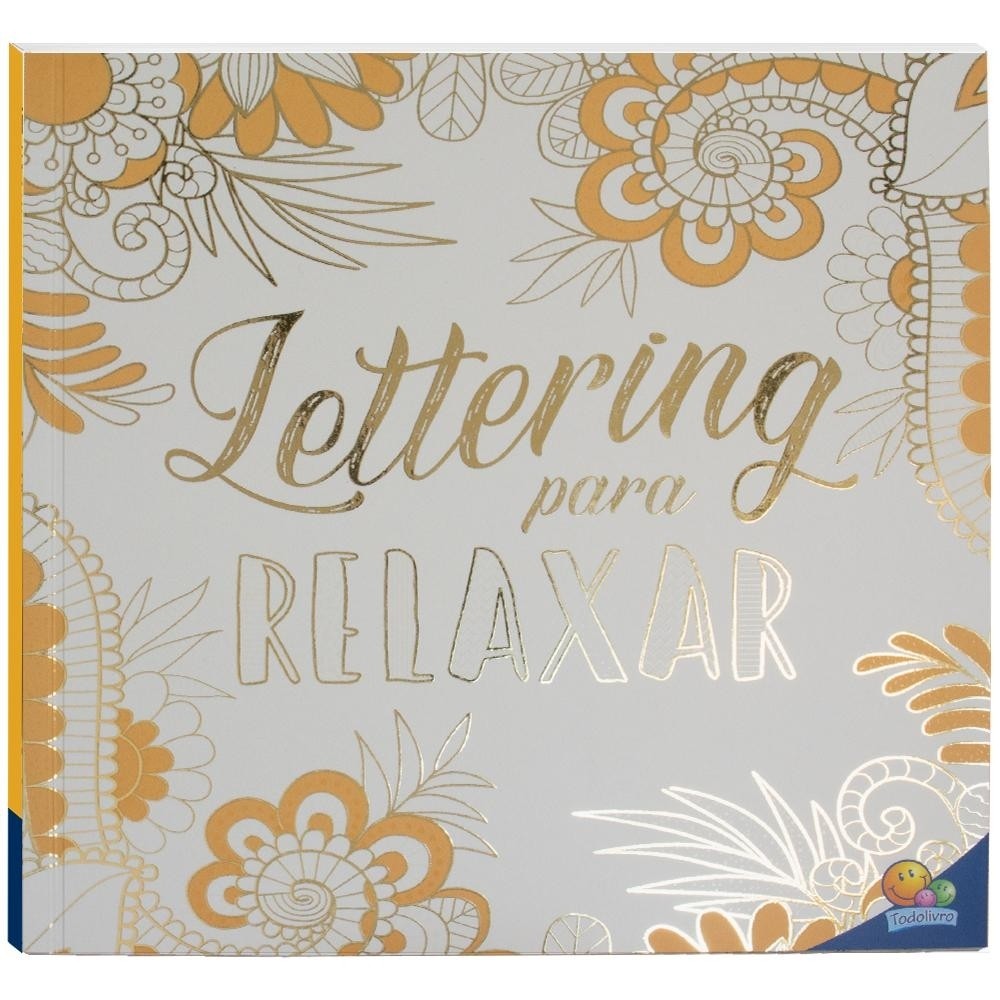 Livro de Colorir antiestresse: Lettering para relaxar Livros MK Livro