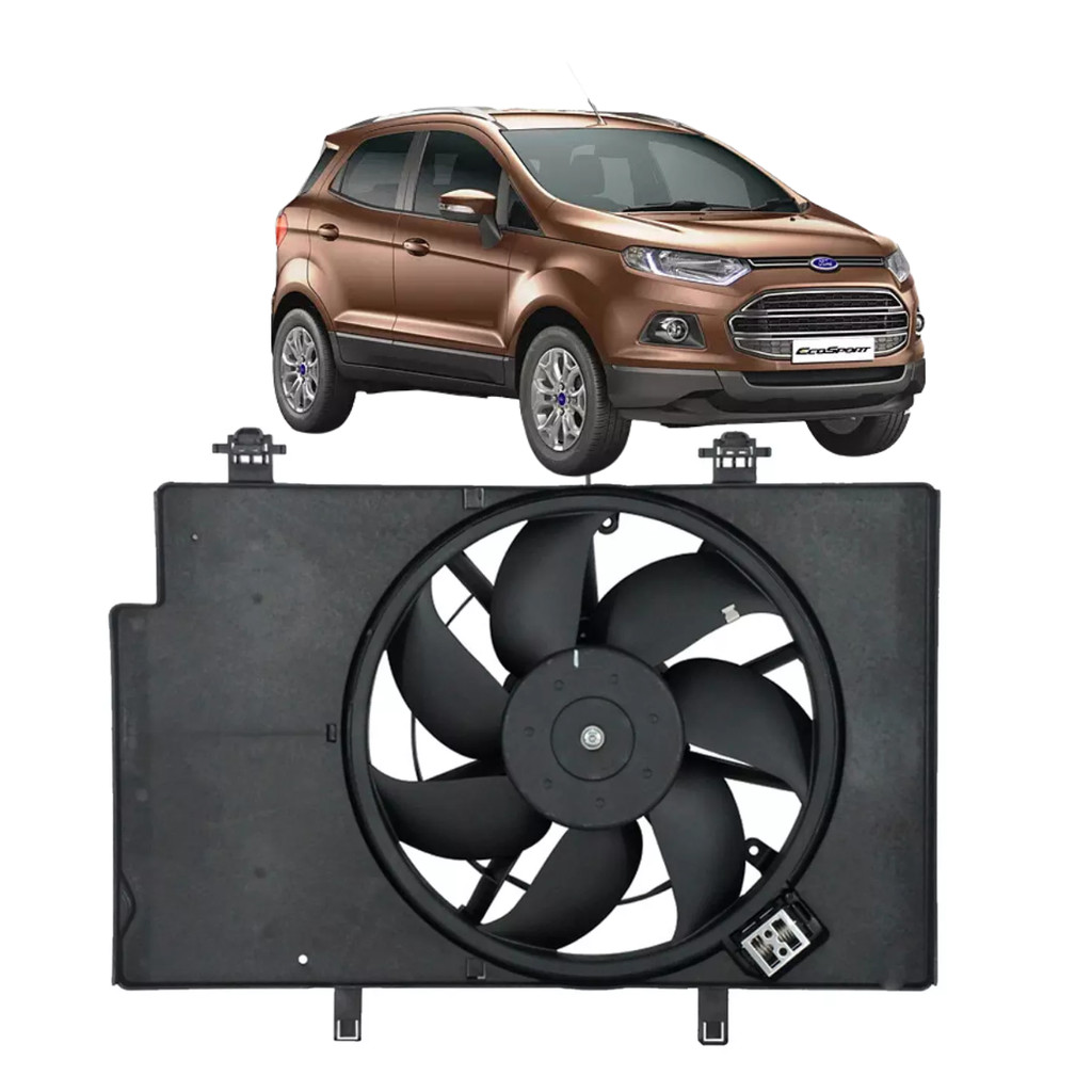 Eletroventilador Eurus Ford Ecosport 1.6 2.0 2012 2013 2014 2015 2016 2017 Com ar em Oferta na Shopee