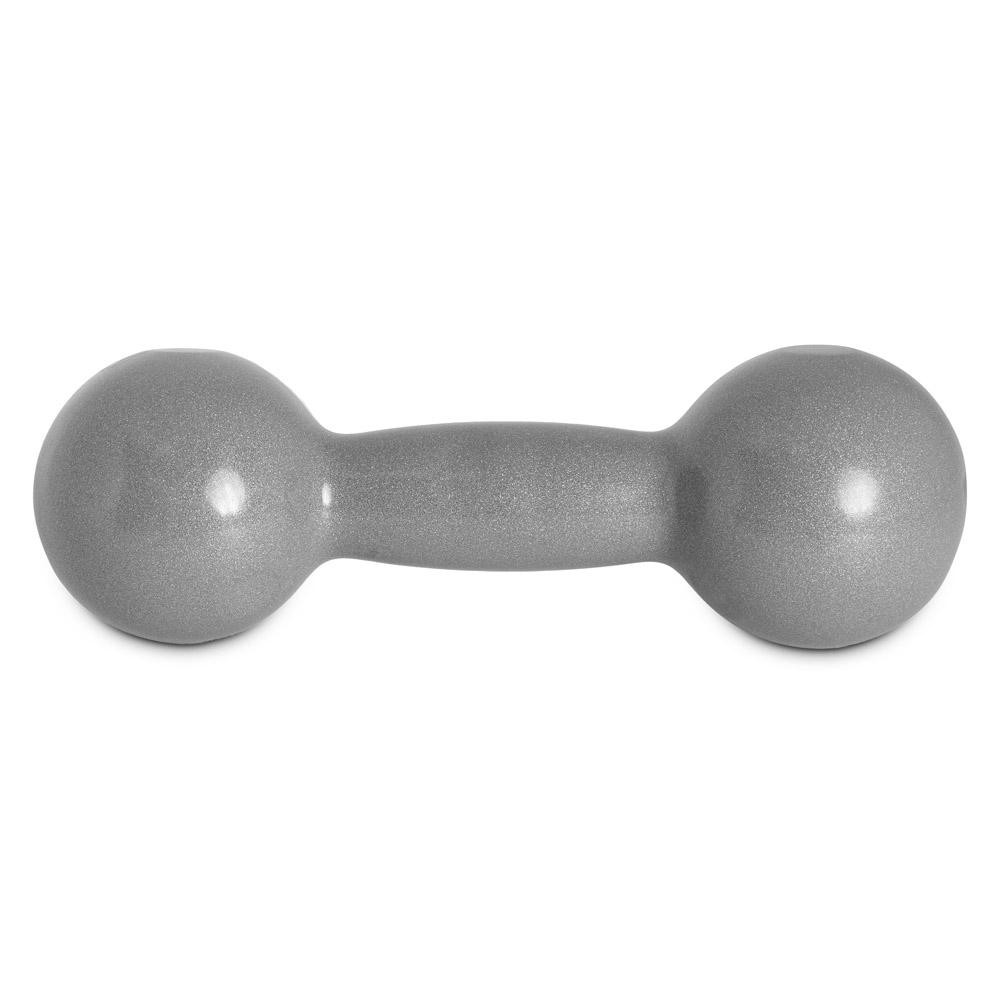 Halter Emborrachado 3kg Ferro Fundido PVC S3 Cinza Acte em Oferta na Shopee