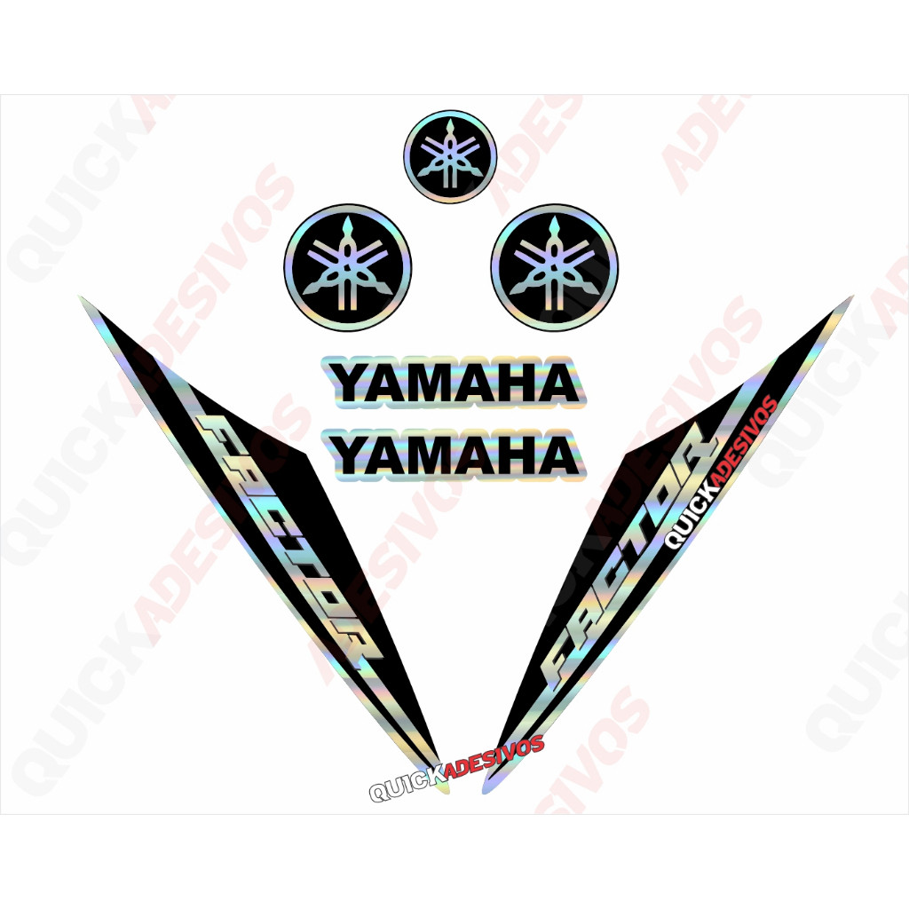 Adesivo factor 125 14 / 2014 HOLOGRÁFICO em Oferta na Shopee