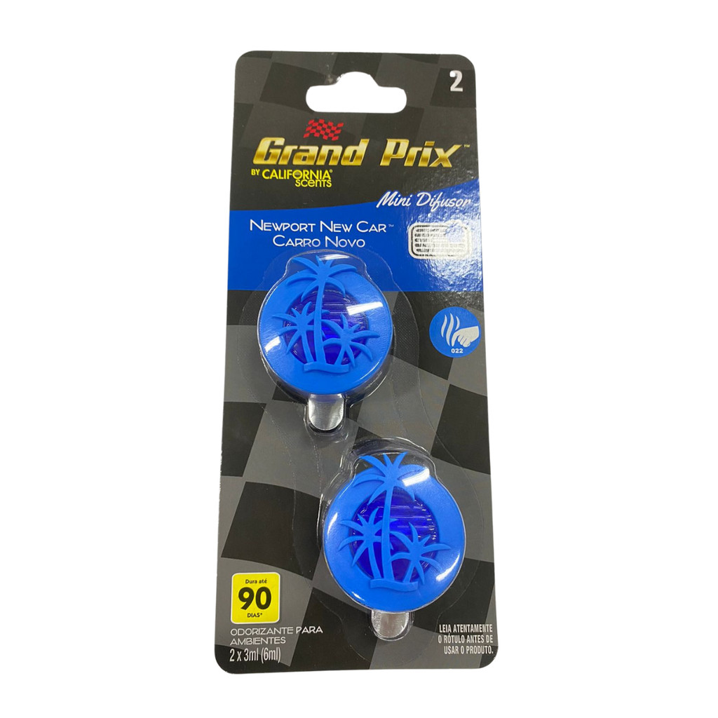 Cheirinho Aromatizador de Carros e Ambientes Mini Difusor Grand Prix em Oferta na Shopee