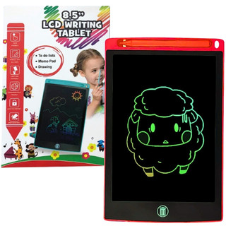 Lousa Mágica Tablet Lcd Infantil Desenhar Vermelho Castela em Oferta na Shopee