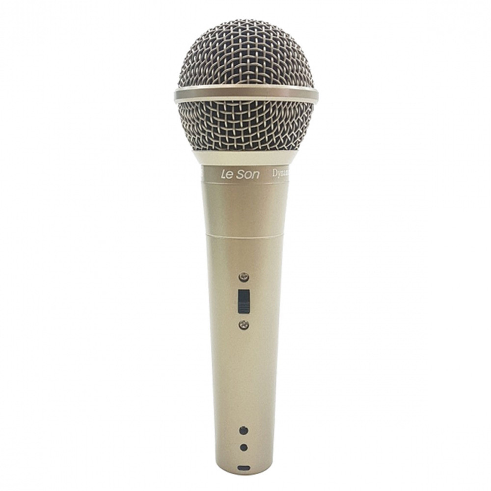 Microfone Dinâmico com Fio Champanhe LS-58 - Leson 2AM002302 em Oferta na Shopee