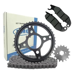Kit Relação Kmc Pro Titan150 Mix Fan 150 160 Pastilha Scud