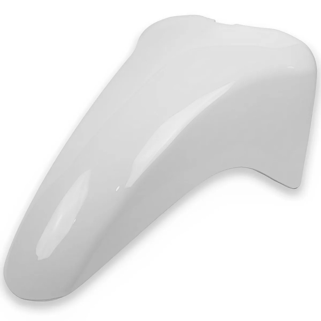 Paralama Dianteiro Frente Moto Honda Biz 125+ EX 2013 Abs 100% Virgem Proteção Uv Cor Branco Cargo