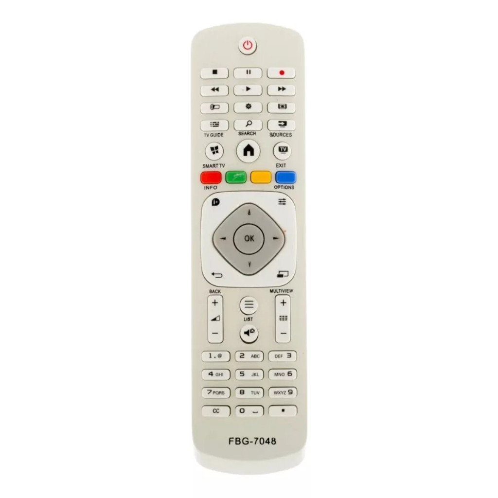 Controle Remoto Para Tv Smart Philips 4k Lcd FBG 7048 SKY 7048 RBR 7048 LHS 7048 LE 7065 KA 3889