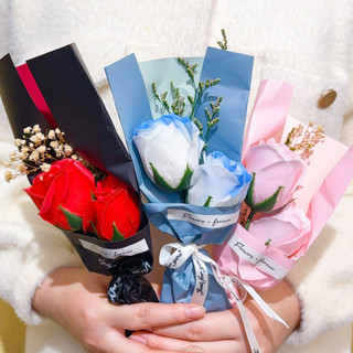 Buquês De Rosas Artificiais Para O Dia Dos Namorados-Decoração De Casamento De Aniversário-Presentes Namorada Amante-Sup em Oferta na Shopee