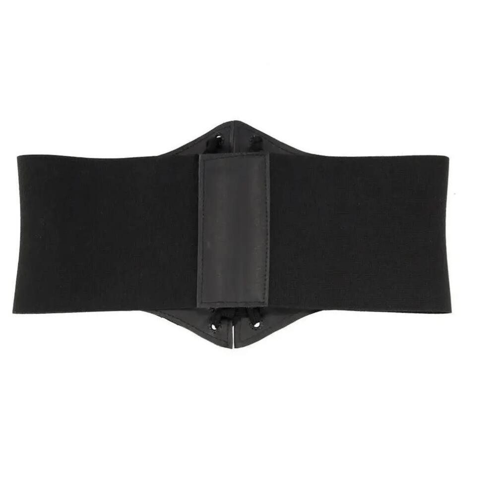 Detalhes do Corpete Preto Ajustável Com Amarração Feminino