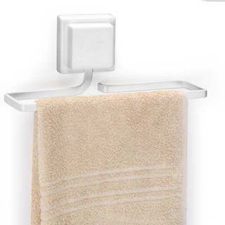 Porta Toalha de Rosto Barra Banheiro Lavabo Toalheiro Sem Furo Fixação Dupla Face Branco Arthi em Oferta na Shopee