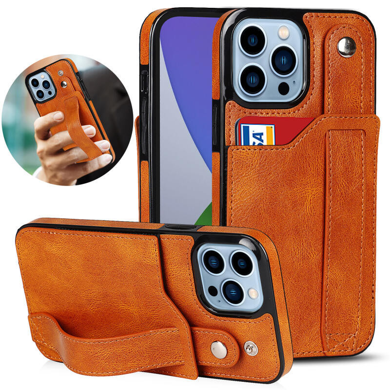 Carteira De Couro De Luxo Titular Slot Casos De Telefone Para iPhone 16 14 Pro Max 15 13 11 12 À Prova De Choque Anti-Qu em Oferta na Shopee