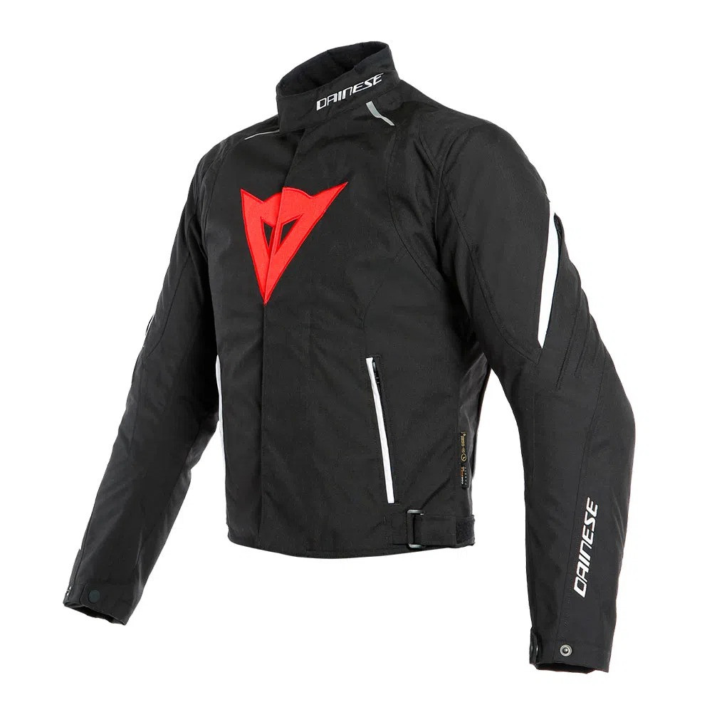 JAQUETA DAINESE LAGUNA SECA 3 DDRY BLACK/LAVA-RED/WHITE