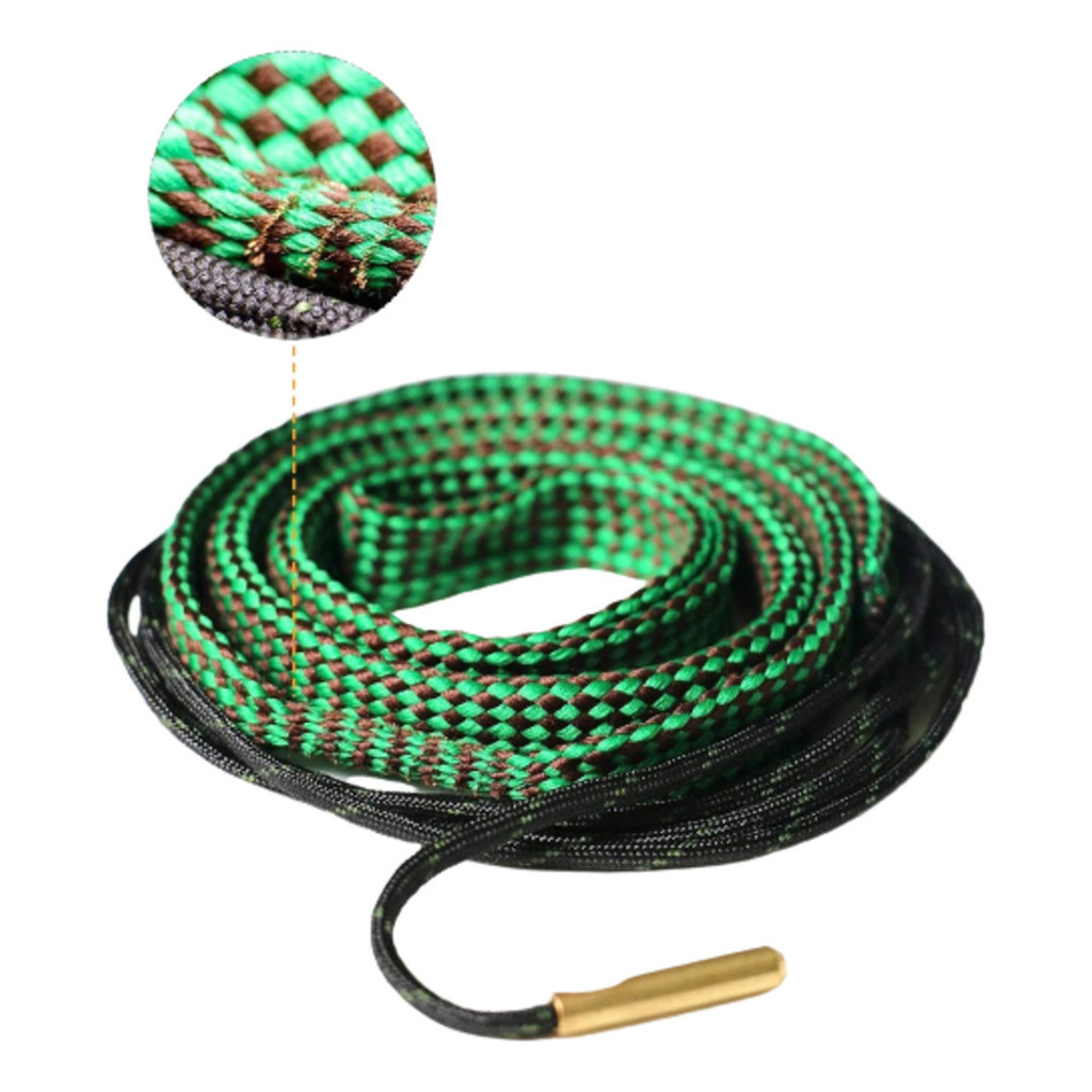 Cordão Limpeza Cano Arma Carabina Fuzil Rifle .22 .223 5,56 22LR 22 5.56 Boresnake Cleaner