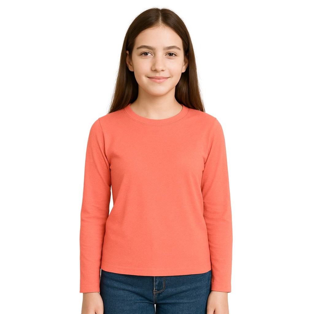 Camiseta Manga Longa Infantil e Juvenil Menina Kyly