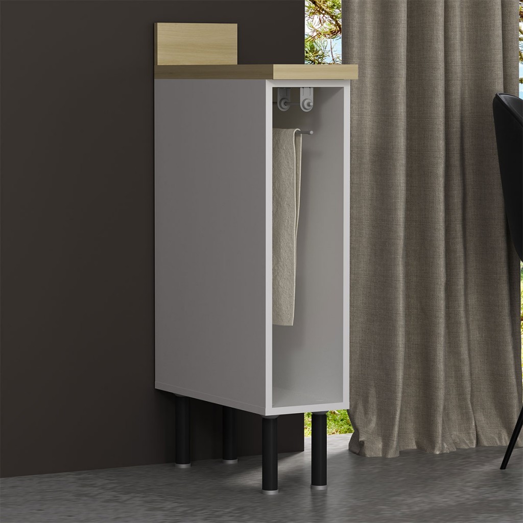 Acessórios para Cozinha Nicho Toalheiro Cz3304 Branco - Tecno Mobili em Oferta na Shopee