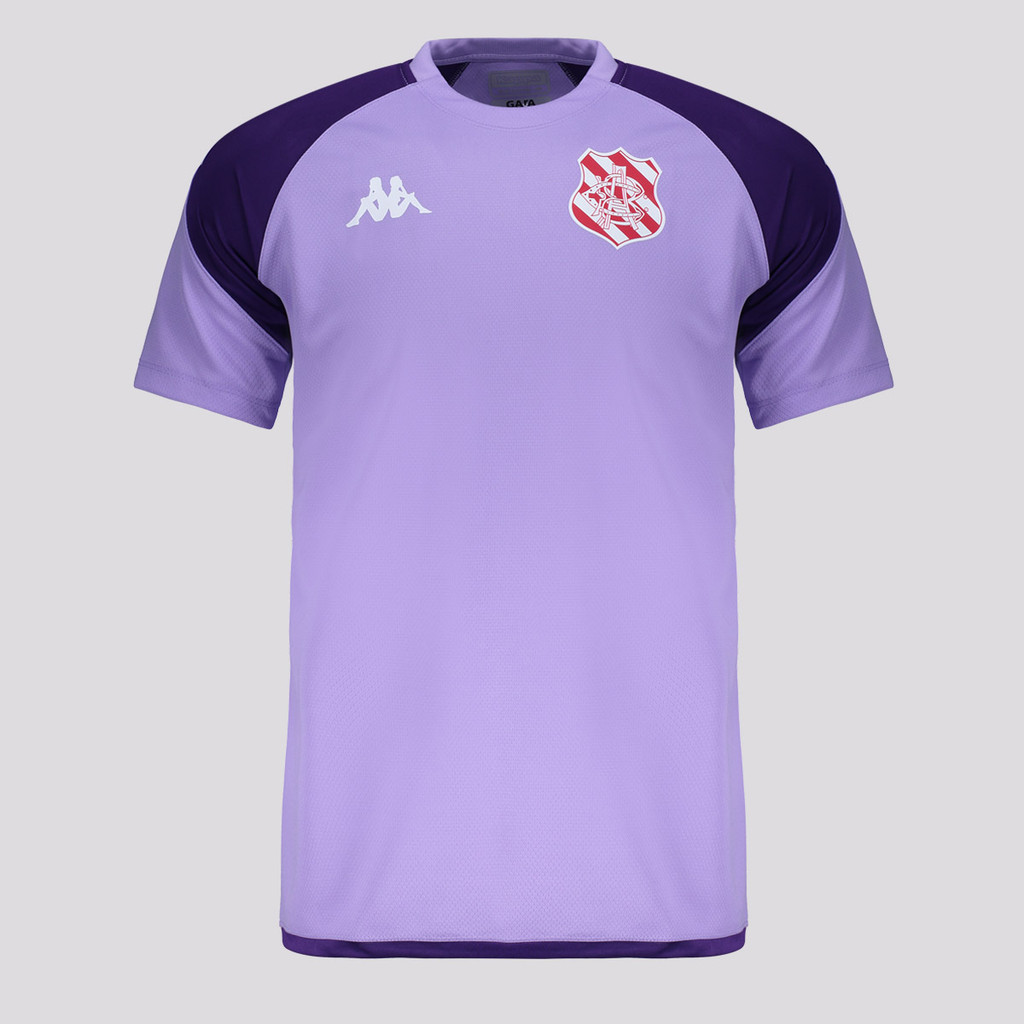 Camisa Kappa Bangu 2025 Goleiro Treino Lilás