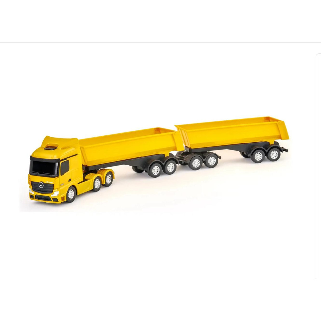 Caminhão Mercedes Actros Rodotrem Basculante 69cm Usual Brinquedos
