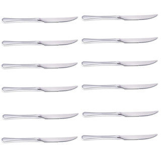 Conjunto de 12 Facas de Churrasco Class Inox Prateado