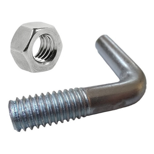 Parafuso Para Andaime Galvanizado L 3/8 50 Un Com Porca em Oferta na Shopee