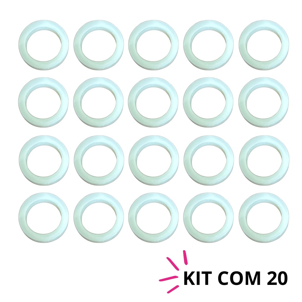 Kit 20 Calço Suporte Para Ventiladores 29mm Rolamentos 608zz e Substitui Buchas Universal