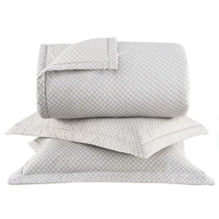 Kit Colcha Queen Percal 180 Fios Buddemeyer Percalle Palazzio 100% Algodão Penteado Estampado 3peças