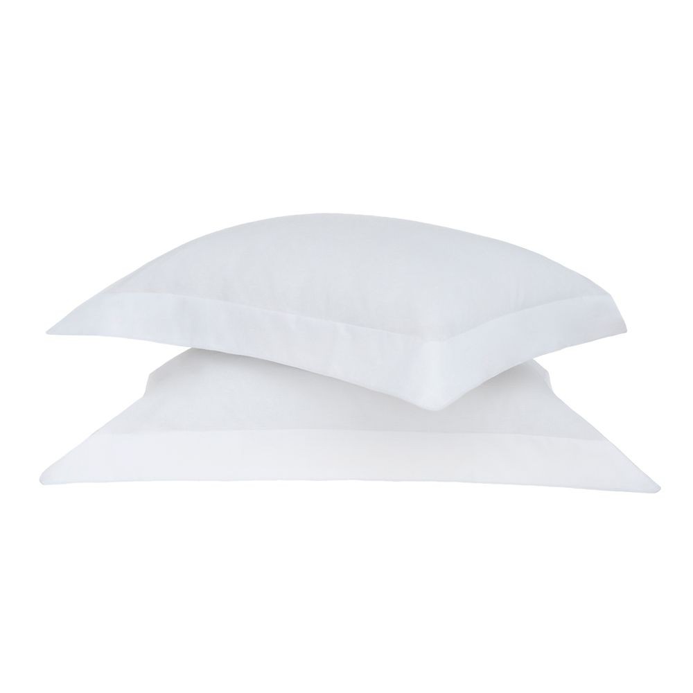 Jogo Fronha Percal 180 Fios Buddemeyer Basic Percalle 100% Algodão Penteado Branco 50x70cm 2 peças - Home & Living