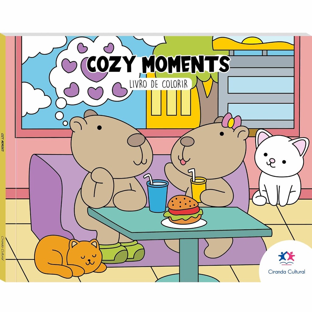 Livro Comfy & Cozy | Cozy Moments | Para Colorir em Oferta na Shopee
