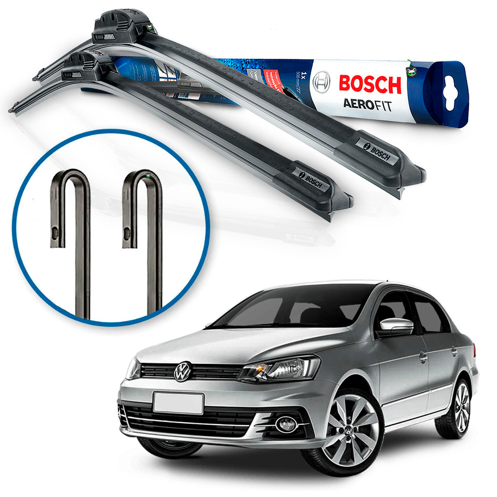Par Palheta Limpador Parabrisa Bosch Volkswagen Voyage 2008 em diante em Oferta na Shopee