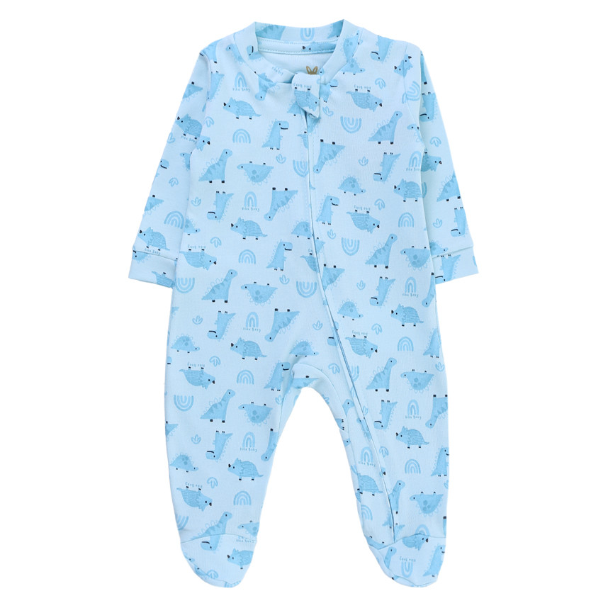 Macacão KiKo Baby Manga Longa em Suedine Estampa Dinossauros em Oferta na Shopee