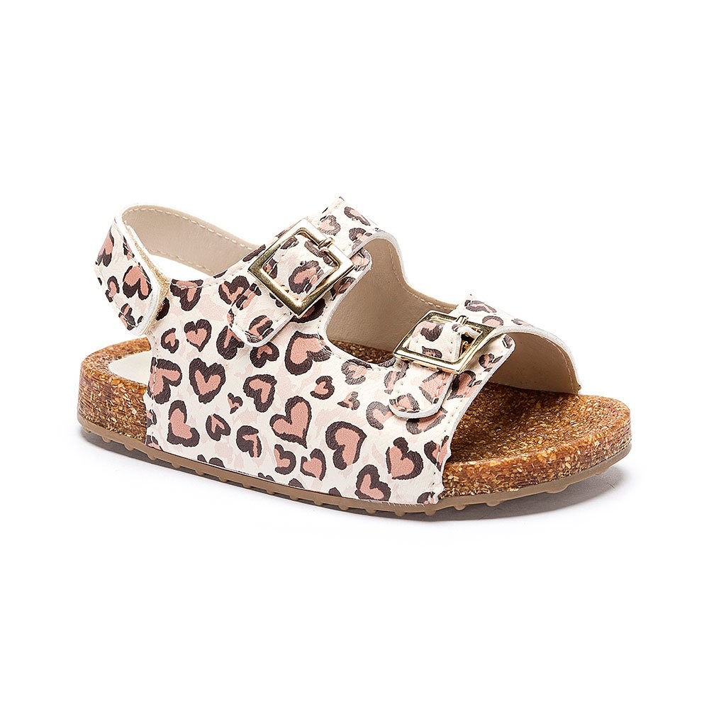 Sandália Infantil Feminina Casual Estampada Zebra/Corações em Oferta na Shopee