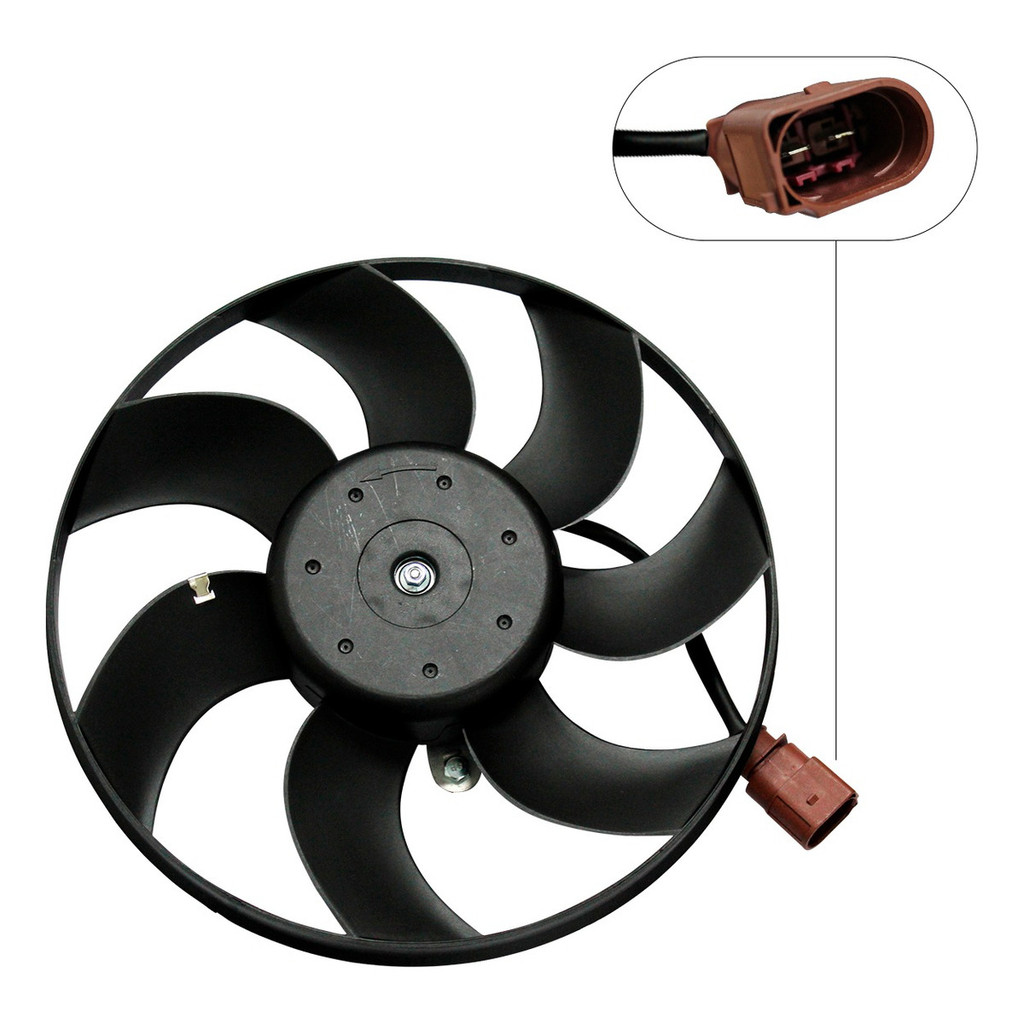 Ventoinha Radiador Volks Tiguan, Golf, Passat, Jetta, Fusca Ventoinha para Radiador Jetta Golf