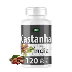 Castanha 120 Cápsulas 500mg | 100% Natural | Kits com 1, 2 ou 3 Potes | Natuervas em Oferta na Shopee