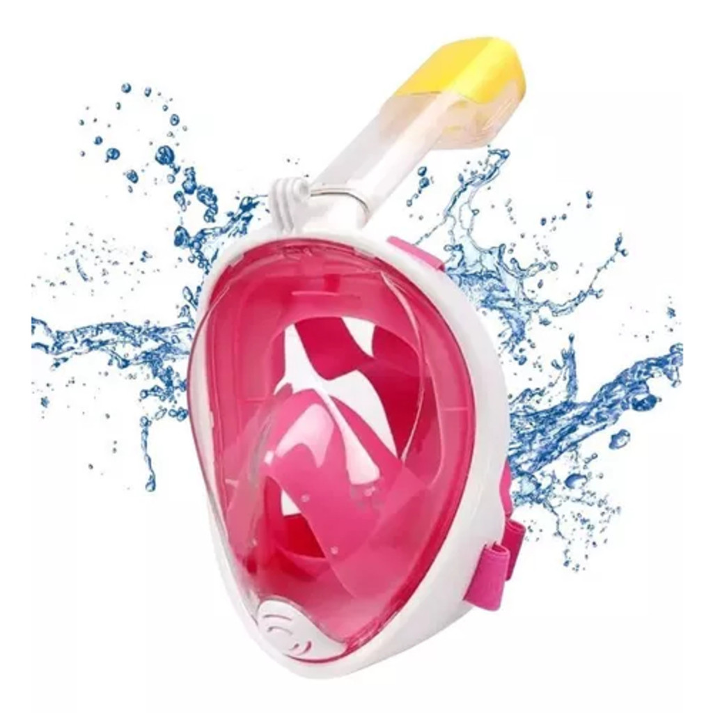 Mascara Snorkel Mergulho Profissional C Suporte Câmera Gopro