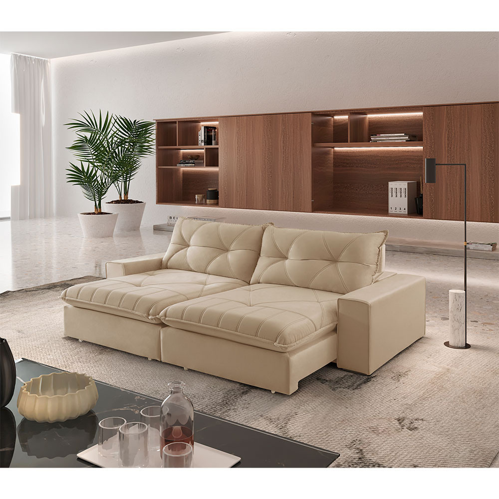 Sofá Hall Linho Dois Módulos de 80cm B25cm Meu Sofá Online
