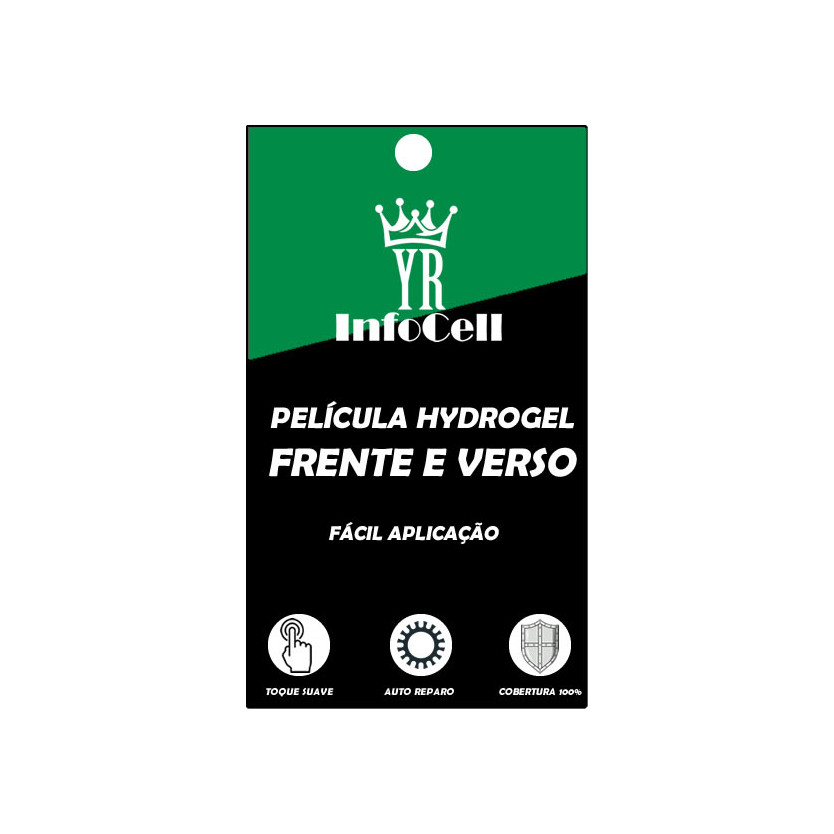 Película Hidrogel Anti Impacto Frente e Verso HD Motorola Moto E15